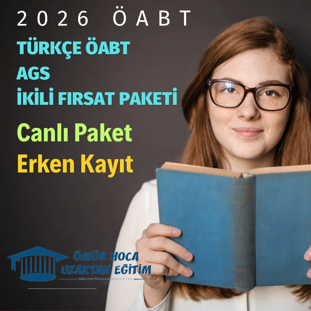 2026 TÜRKÇE ÖABT+AGS İKİLİ FIRSAT PAKETİ CANLI DERS