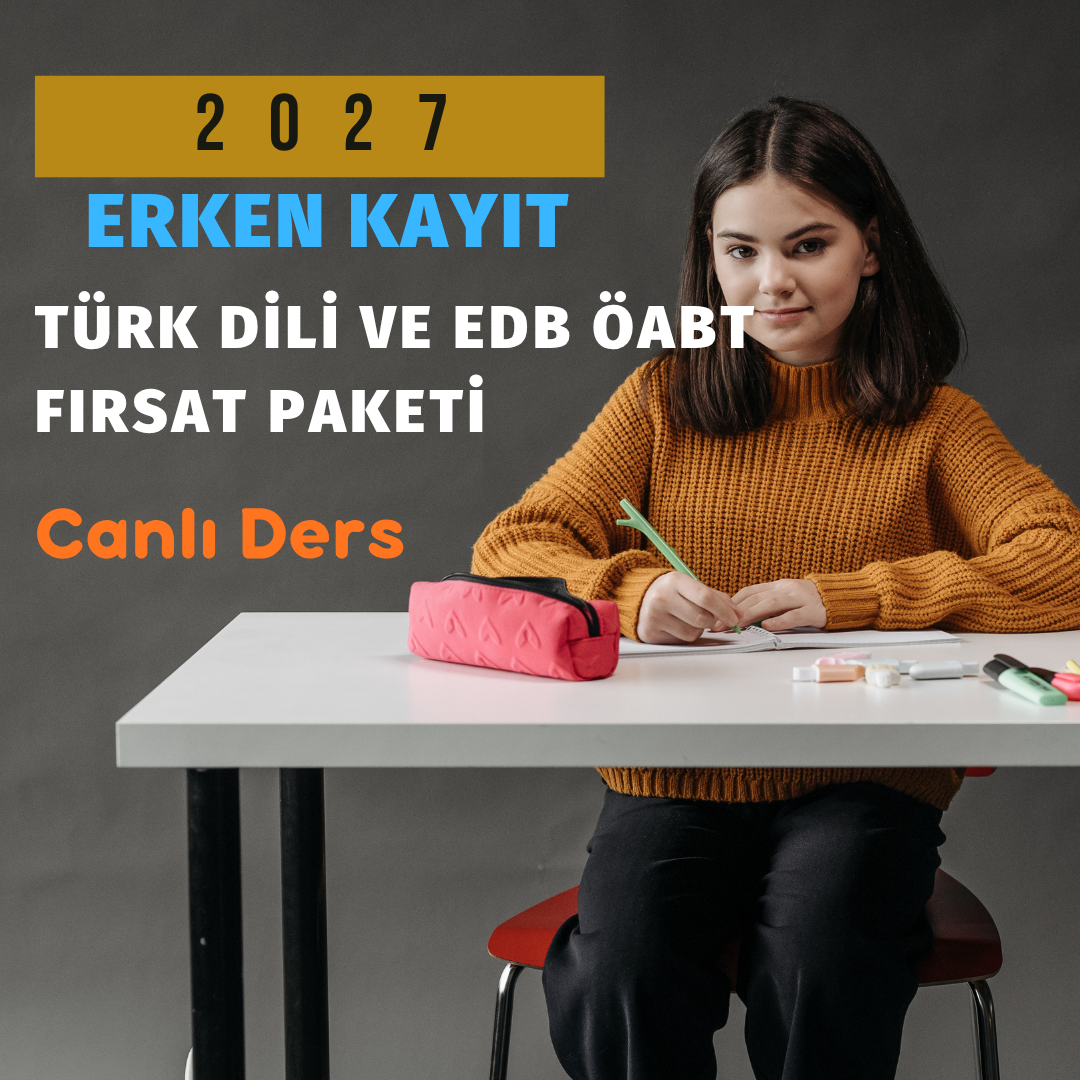 2027 TDE ÖĞRETMENLİĞİ ÖABT CANLI PAKET