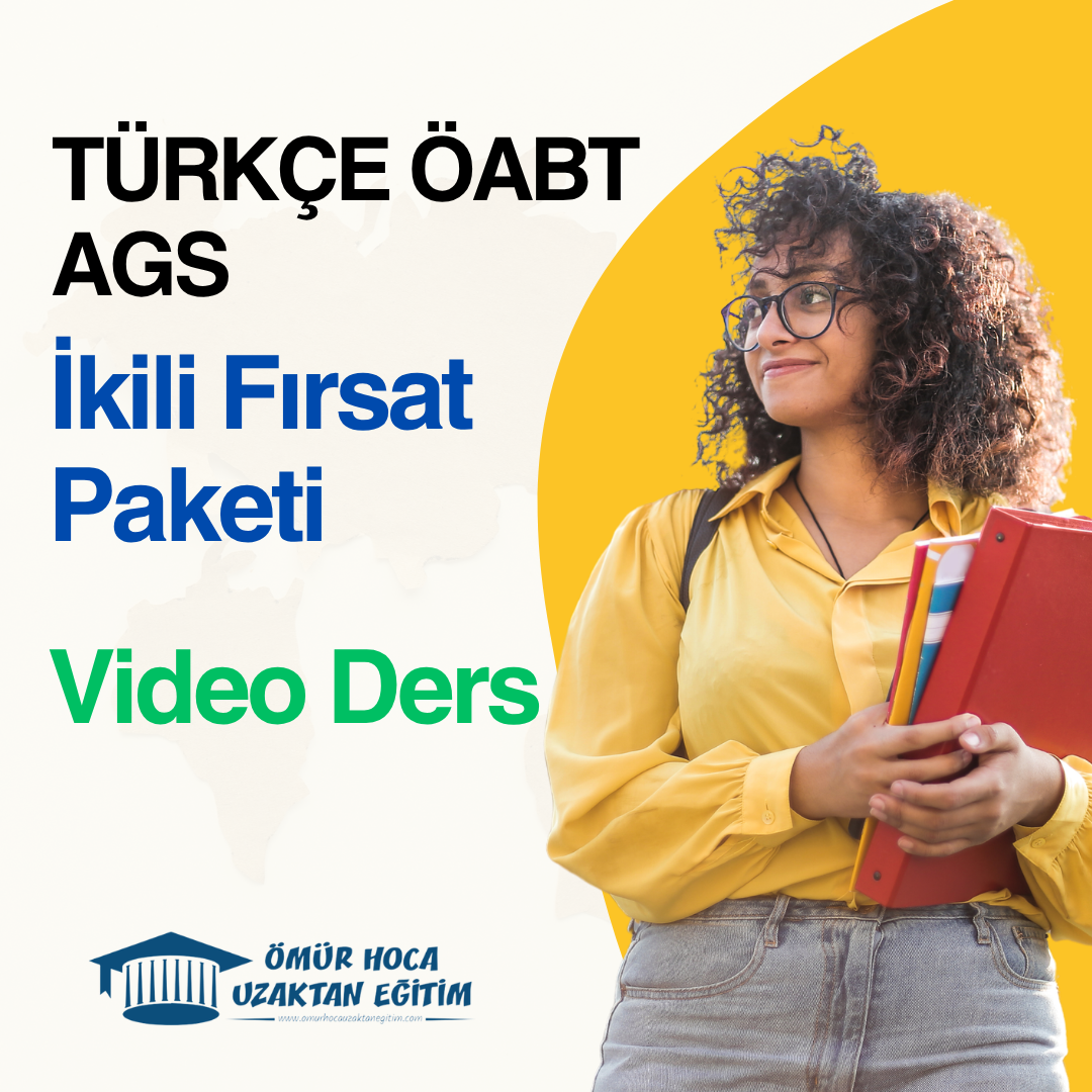 TÜRKÇE ÖABT+AGS İKİLİ FIRSAT PAKETİ VİDEO
