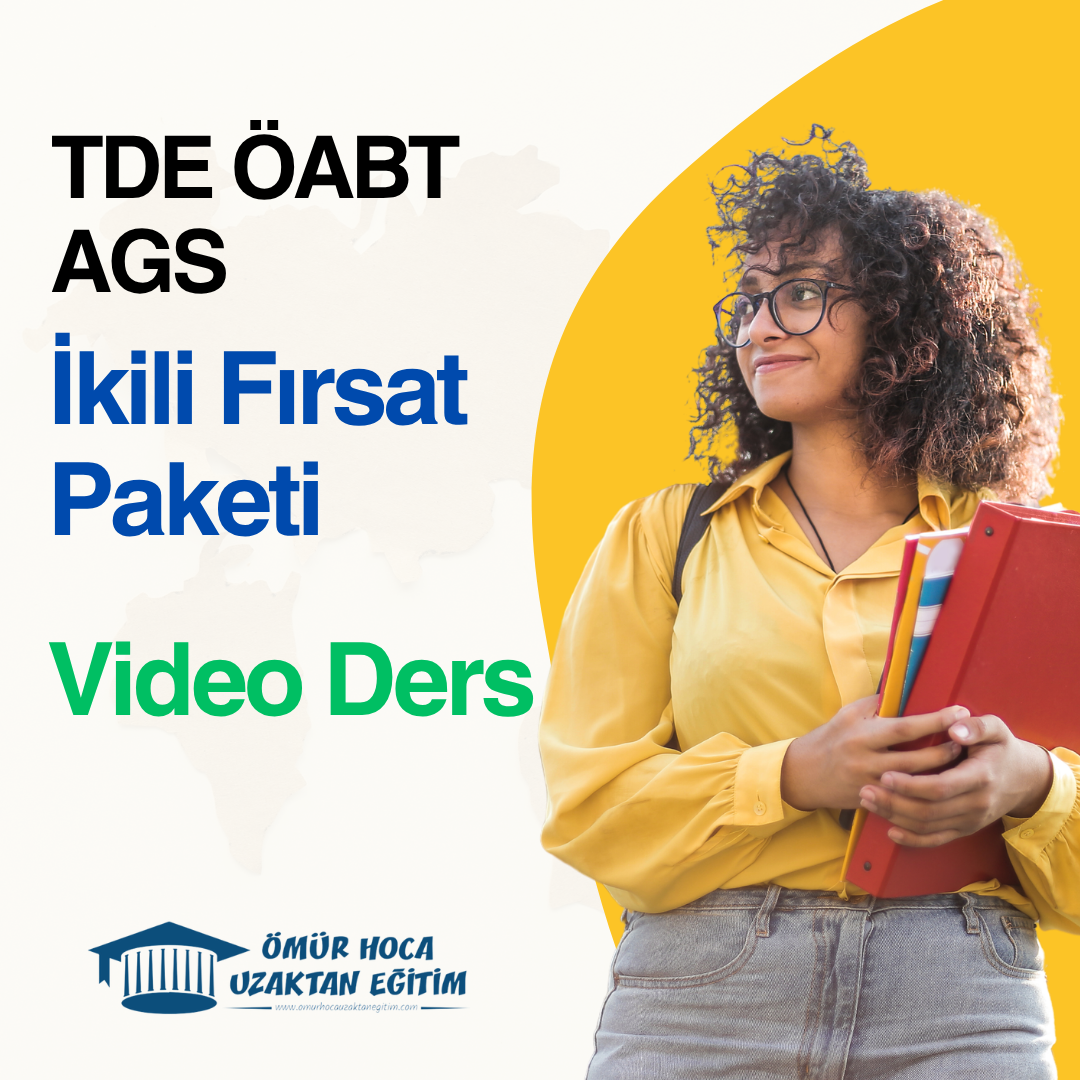 TDE ÖABT+AGS İKİLİ FIRSAT PAKETİ VİDEO