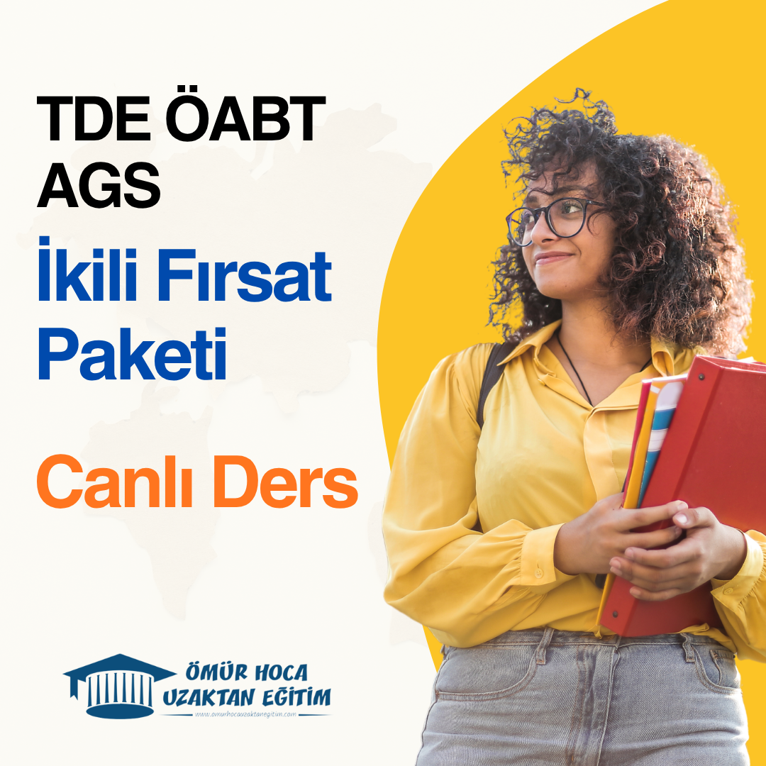 TDE ÖABT+AGS İKİLİ FIRSAT PAKETİ CANLI